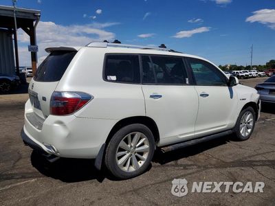 Trzecie zdjęcie samochodu z tyłu: 2008 TOYOTA HIGHLANDER HYBRID LIMITED VIN:JTEEW44A982002694 - miniatura