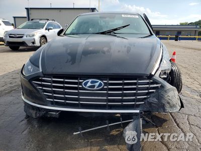 Piąte zdjęcie samochodu w środku: 2021 HYUNDAI SONATA HYBRID SEL VIN:KMHL34JJ2MA034150 - miniatura