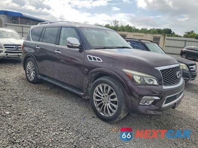 Czwarte zdjęcie samochodu z boku: 2015 INFINITI QX80 BASE VIN:JN8AZ2NC1F9370763 - miniatura