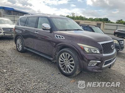 Czwarte zdjęcie samochodu z boku: 2015 INFINITI QX80 BASE VIN:JN8AZ2NC1F9370763 - miniatura