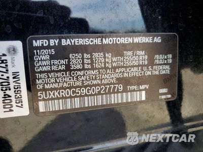 Zdjęcie 13 z 13 samochodu: 2016 BMW X5 XDRIVE35I VIN:5UXKR0C59G0P27779 - miniatura