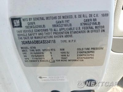 Zdjęcie 14 z 14 samochodu: 2010 CHEVROLET HHR LS VIN:3GNBAADB5AS534118 - miniatura