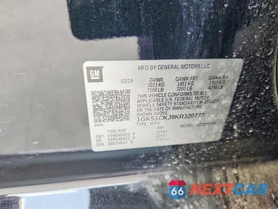 Zdjęcie 13 z 13 samochodu: 2019 GMC YUKON DENALI VIN:1GKS1CKJ9KR320773 - miniatura