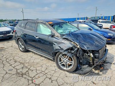 Czwarte zdjęcie samochodu z boku: 2017 HYUNDAI SANTA FE LIMITED ULTIMATE VIN:KM8SRDHF5HU248601 - miniatura