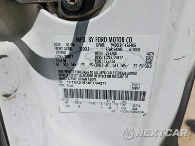 Zdjęcie 12 z 12 samochodu: 2006 FORD F250 SUPER DUTY VIN:1FTSX215X6EC94271 - miniatura