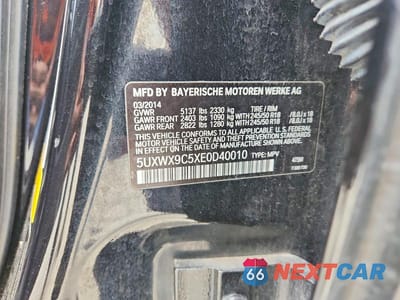 Zdjęcie 13 z 13 samochodu: 2014 BMW X3 XDRIVE28I VIN:5UXWX9C5XE0D40010 - miniatura