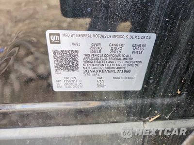 Zdjęcie 13 z 13 samochodu: 2021 CHEVROLET EQUINOX LT VIN:3GNAXKEV6ML371986 - miniatura