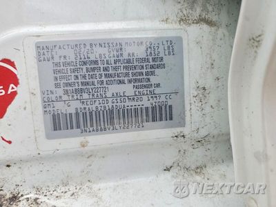 Zdjęcie 12 z 12 samochodu: 2020 NISSAN SENTRA S VIN:3N1AB8BV3LY227721 - miniatura
