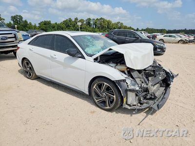 Czwarte zdjęcie samochodu z boku: 2023 HYUNDAI ELANTRA N LINE VIN:KMHLR4AF4PU422672 - miniatura