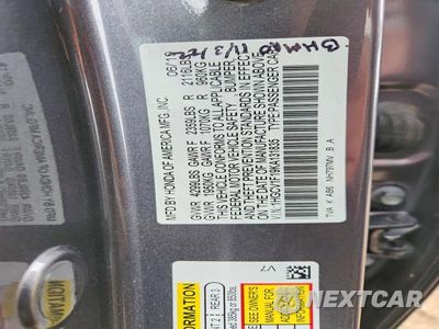 Zdjęcie 12 z 12 samochodu: 2019 HONDA ACCORD LX VIN:1HGCV1F19KA131835 - miniatura