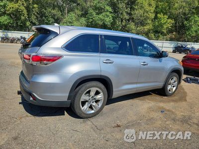 Trzecie zdjęcie samochodu z tyłu: 2016 TOYOTA HIGHLANDER LIMITED VIN:5TDYKRFH0GS182000 - miniatura