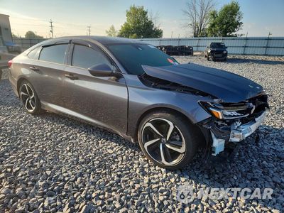 Czwarte zdjęcie samochodu z boku: 2020 HONDA ACCORD SPORT VIN:1HGCV1F3XLA087654 - miniatura