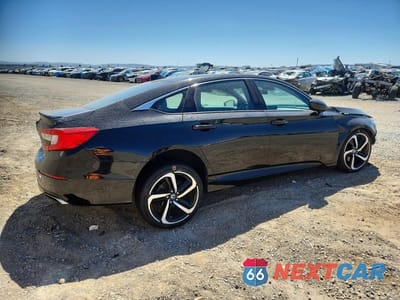 Trzecie zdjęcie samochodu z tyłu: 2019 HONDA ACCORD SPORT VIN:1HGCV2F31KA005444 - miniatura