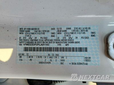 Zdjęcie 14 z 14 samochodu: 2023 FORD BRONCO BASE VIN:1FMEE5DP2PLA91143 - miniatura