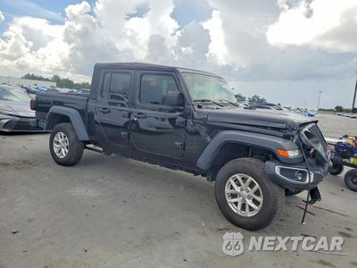 Czwarte zdjęcie samochodu z boku: 2023 JEEP GLADIATOR SPORT VIN:1C6JJTAG0PL575147 - miniatura
