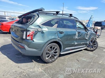 Trzecie zdjęcie samochodu z tyłu: 2022 KIA SORENTO X-LINE SX PRESTIGE VIN:5XYRKDLFXNG089621 - miniatura