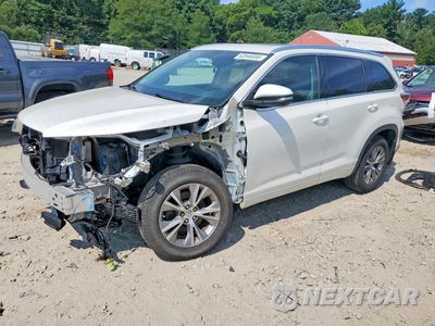 2015 TOYOTA HIGHLANDER XLE 5TDJKRFH6FS123971 - główne zdjęcie licytacji z USA - miniatura