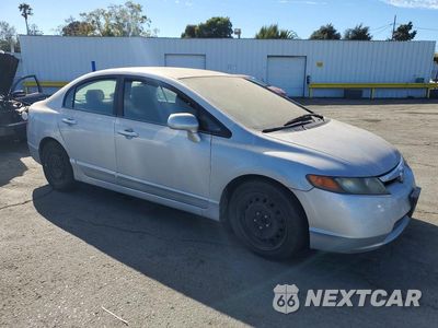 Czwarte zdjęcie samochodu z boku: 2007 HONDA CIVIC LX VIN:1HGFA15527L130177 - miniatura