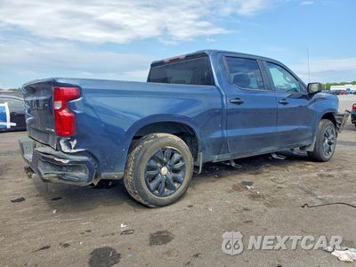 Trzecie zdjęcie samochodu z tyłu: 2021 CHEVROLET SILVERADO C1500 CUSTOM VIN:3GCPWBEK6MG419930 - miniatura