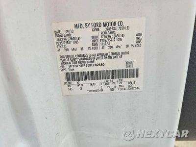 Zdjęcie 12 z 12 samochodu: 2013 FORD F150 VIN:1FTNF1EF5DKF82680 - miniatura