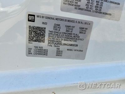 Zdjęcie 12 z 12 samochodu: 2022 GMC SIERRA K1500 AT4X VIN:3GTUUFEL0NG580039 - miniatura
