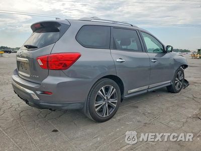 Trzecie zdjęcie samochodu z tyłu: 2020 NISSAN PATHFINDER PLATINUM VIN:5N1DR2DN5LC584399 - miniatura