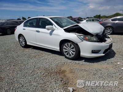 Czwarte zdjęcie samochodu z boku: 2014 HONDA ACCORD EX VIN:1HGCR2F75EA166116 - miniatura
