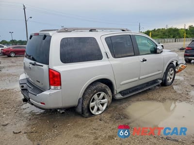 Trzecie zdjęcie samochodu z tyłu: 2008 NISSAN ARMADA SE FFV VIN:5N1BA08D38N620624 - miniatura