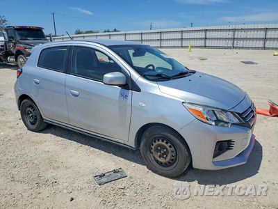 Czwarte zdjęcie samochodu z boku: 2021 MITSUBISHI MIRAGE ES VIN:ML32AUHJXMH009826 - miniatura