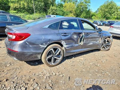 Trzecie zdjęcie samochodu z tyłu: 2019 HONDA ACCORD SPORT VIN:1HGCV1F35KA129453 - miniatura