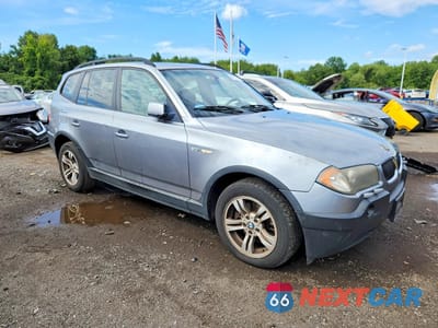 Czwarte zdjęcie samochodu z boku: 2005 BMW X3 3.0I VIN:WBXPA93475WD09618 - miniatura