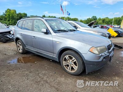 Czwarte zdjęcie samochodu z boku: 2005 BMW X3 3.0I VIN:WBXPA93475WD09618 - miniatura
