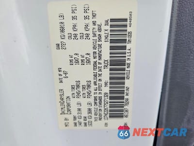 Zdjęcie 12 z 12 samochodu: 2007 DODGE DAKOTA ST VIN:1D7HE22K77S271320 - miniatura