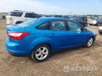Trzecie zdjęcie samochodu z tyłu: 2014 FORD FOCUS SE VIN:1FADP3F20EL180874 - miniatura