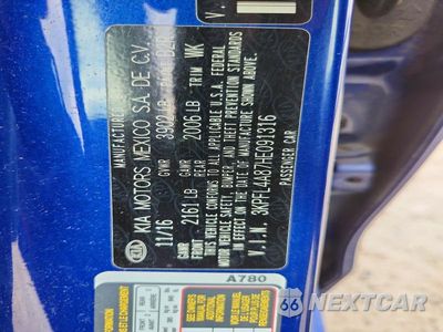 Zdjęcie 12 z 12 samochodu: 2017 KIA FORTE EX VIN:3KPFL4A87HE091316 - miniatura