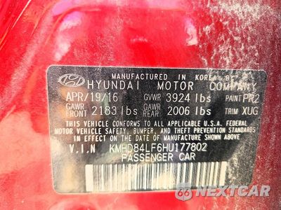 Zdjęcie 12 z 12 samochodu: 2017 HYUNDAI ELANTRA SE VIN:KMHD84LF6HU177802 - miniatura