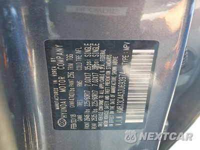 Zdjęcie 13 z 13 samochodu: 2018 HYUNDAI TUCSON SEL VIN:KM8J3CA43JU693974 - miniatura