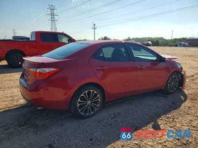 Trzecie zdjęcie samochodu z tyłu: 2015 TOYOTA COROLLA S PLUS VIN:2T1BURHE8FC430231 - miniatura