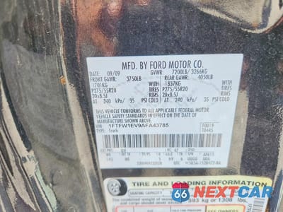 Zdjęcie 12 z 12 samochodu: 2010 FORD F150 SUPERCREW VIN:1FTFW1EV9AFA43785 - miniatura