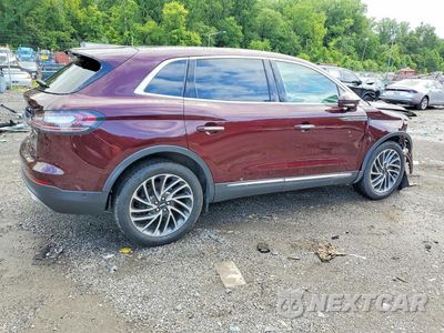 Trzecie zdjęcie samochodu z tyłu: 2020 LINCOLN NAUTILUS RESERVE VIN:2LMPJ8K99LBL27988 - miniatura