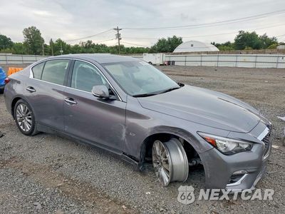 Czwarte zdjęcie samochodu z boku: 2020 INFINITI Q50 3.0T LUXE VIN:JN1EV7AR4LM256557 - miniatura