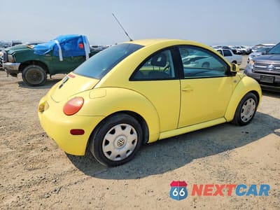 Trzecie zdjęcie samochodu z tyłu: 1999 VOLKSWAGEN NEW BEETLE GLS TDI VIN:3VWCF21C5XM406067 - miniatura