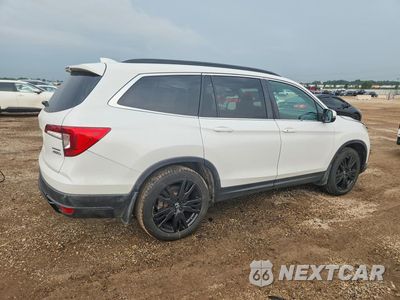Trzecie zdjęcie samochodu z tyłu: 2021 HONDA PILOT SE VIN:5FNYF6H25MB061443 - miniatura