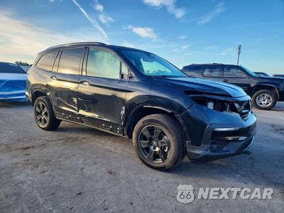 Czwarte zdjęcie samochodu z boku: 2022 HONDA POILOT VIN:5FNYF6H80NB086658 - miniatura