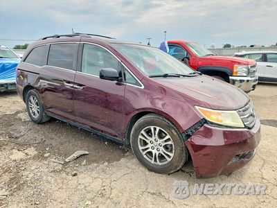 Czwarte zdjęcie samochodu z boku: 2012 HONDA ODYSSEY EX VIN:5FNRL5H44CB063224 - miniatura