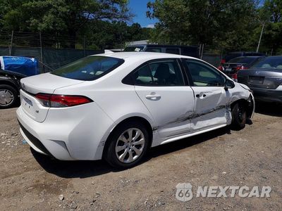 Trzecie zdjęcie samochodu z tyłu: 2020 TOYOTA COROLLA LE VIN:5YFEPRAE0LP061410 - miniatura