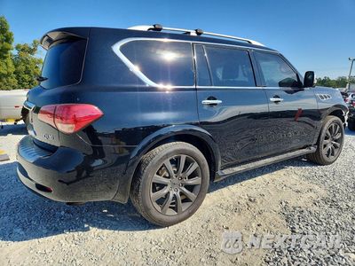 Trzecie zdjęcie samochodu z tyłu: 2017 INFINITI QX80 SIGNATURE EDITION VIN:JN8AZ2NE6H9157263 - miniatura