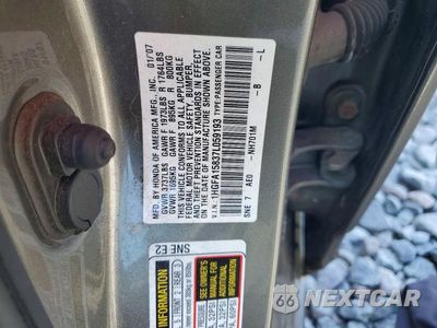 Zdjęcie 12 z 12 samochodu: 2007 HONDA CIVIC EX VIN:1HGFA15837L059193 - miniatura