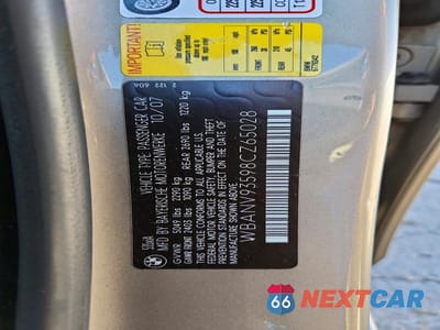 Zdjęcie 12 z 12 samochodu: 2008 BMW 535 XI VIN:WBANV93598CZ65028 - miniatura