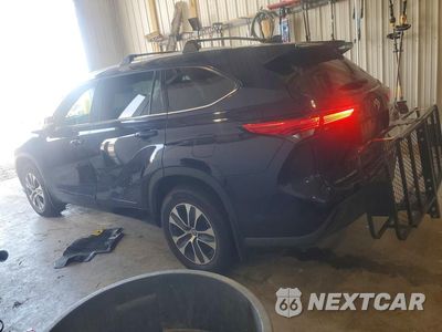 Drugie zdjęcie samochodu z przodu: 2022 TOYOTA HIGHLANDER XLE VIN:5TDGZRBH4NS240085 - miniatura